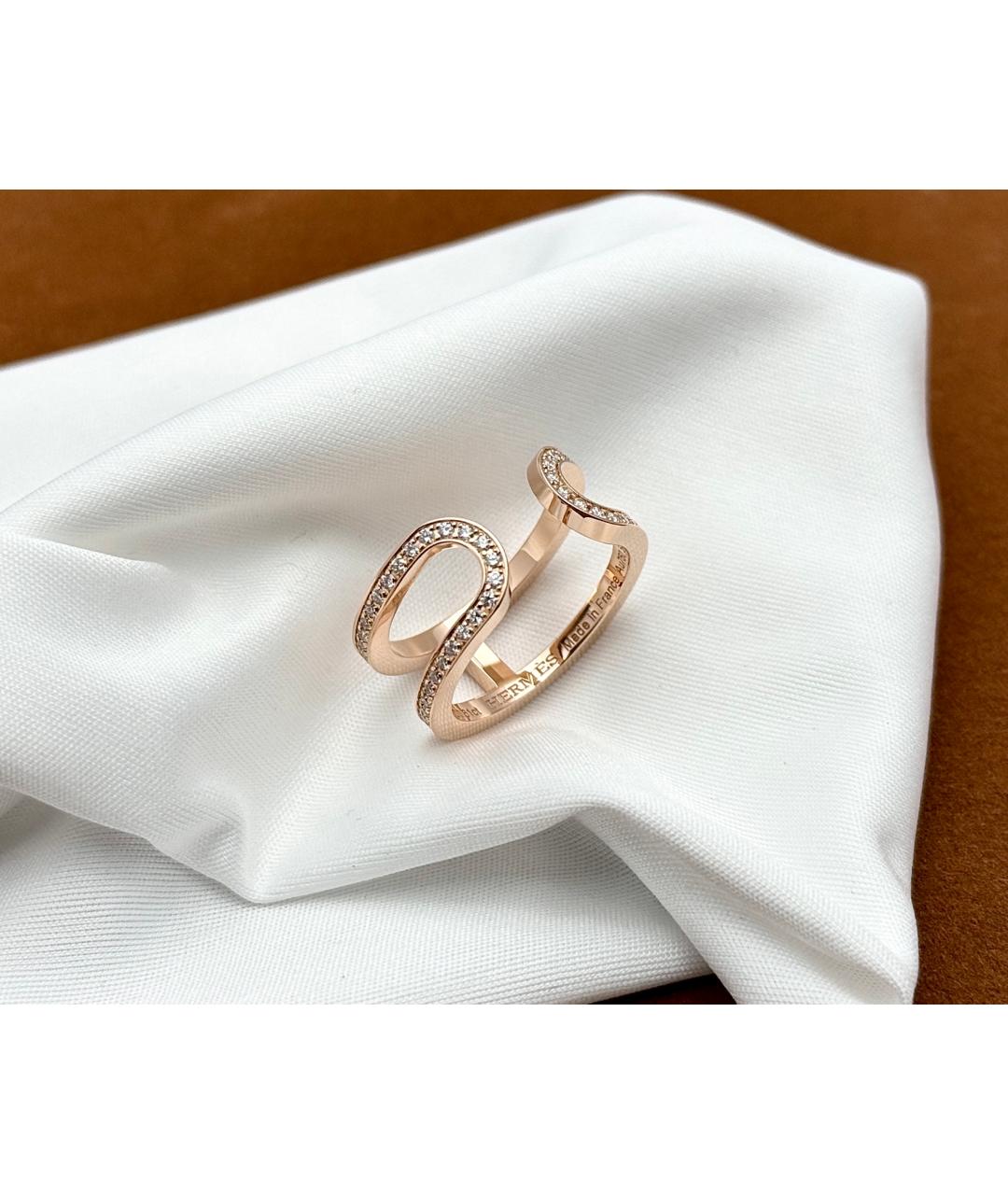 HERMES Золотое кольцо из розового золота, фото 2
