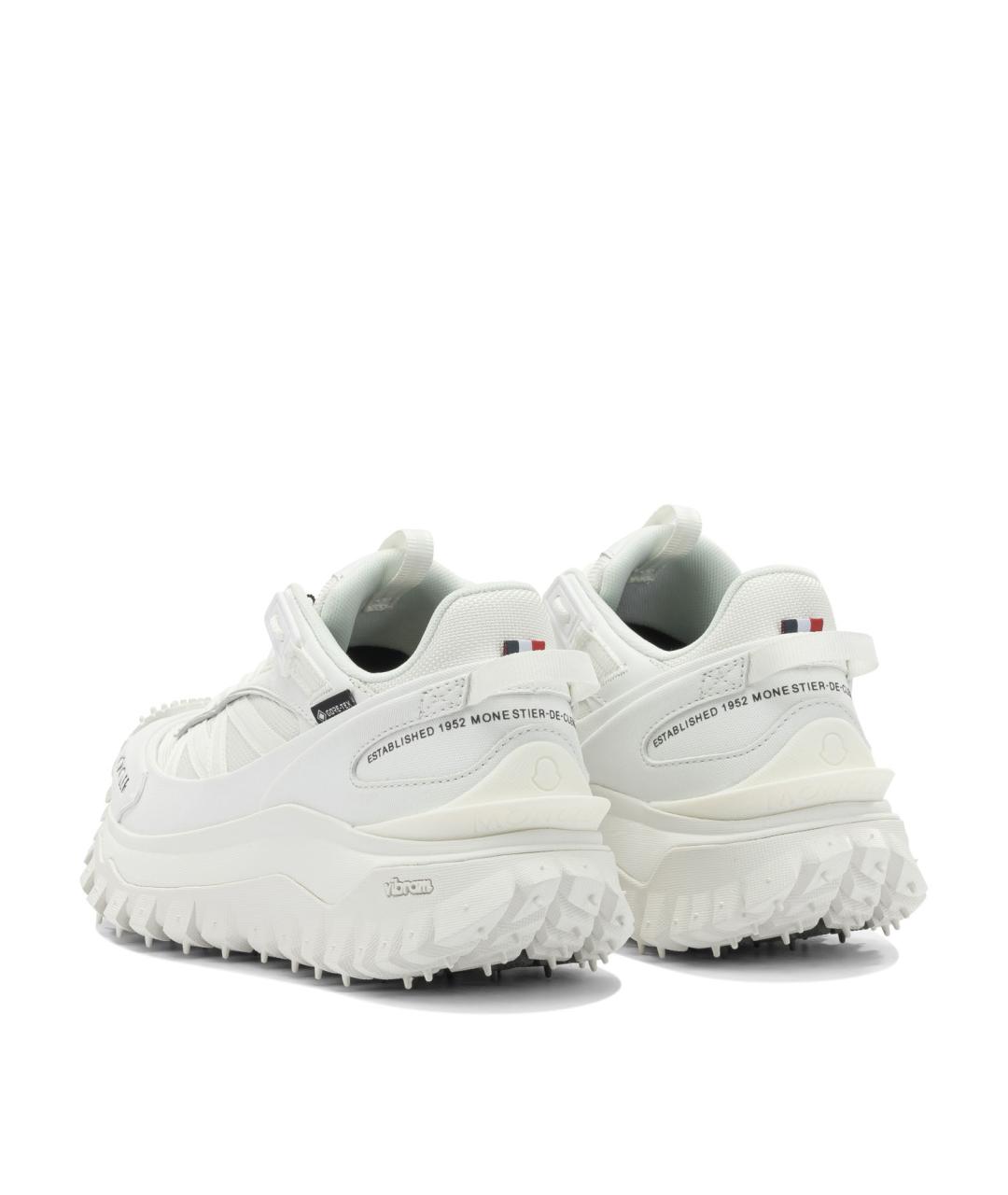 MONCLER Белые синтетические кроссовки, фото 4