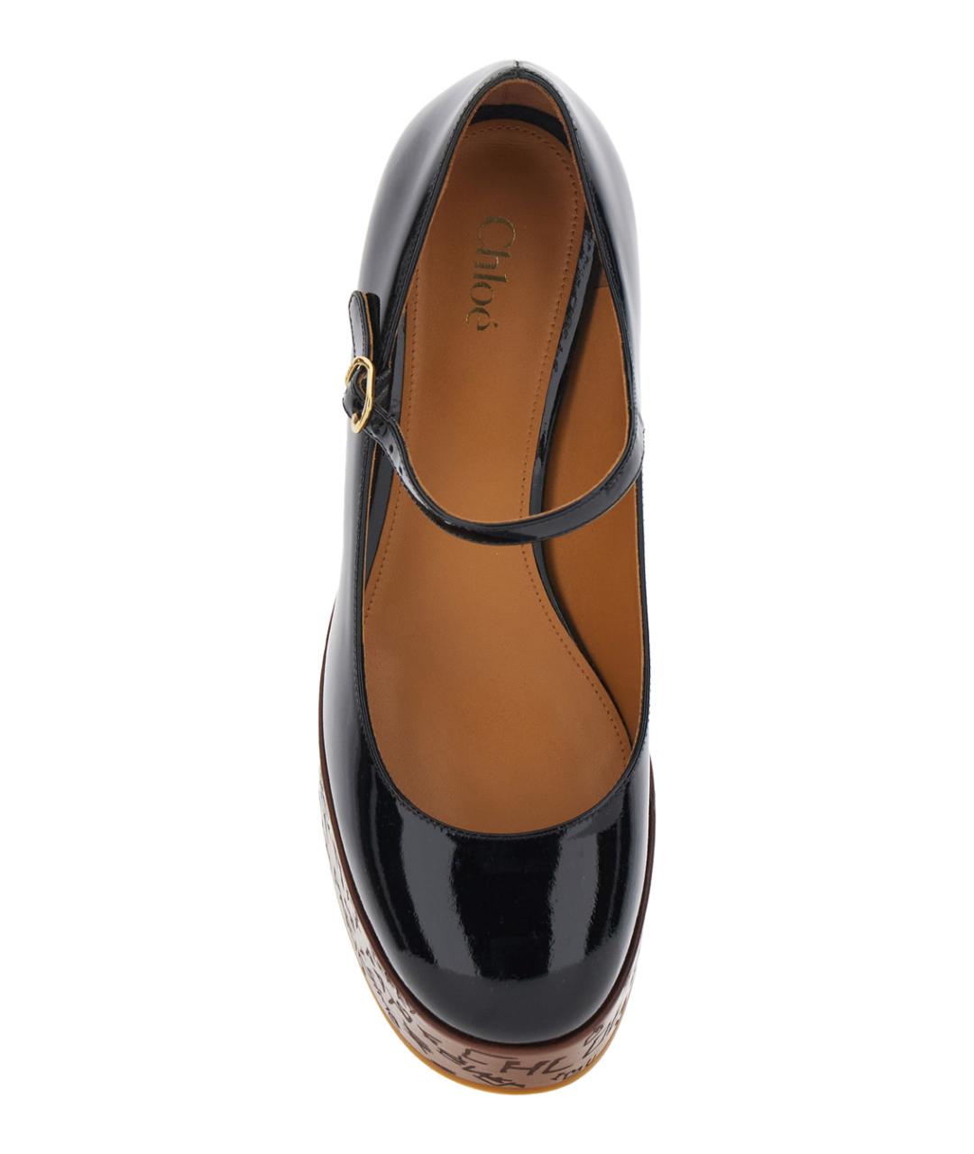 CHLOE Черные кожаные эспадрильи, фото 4