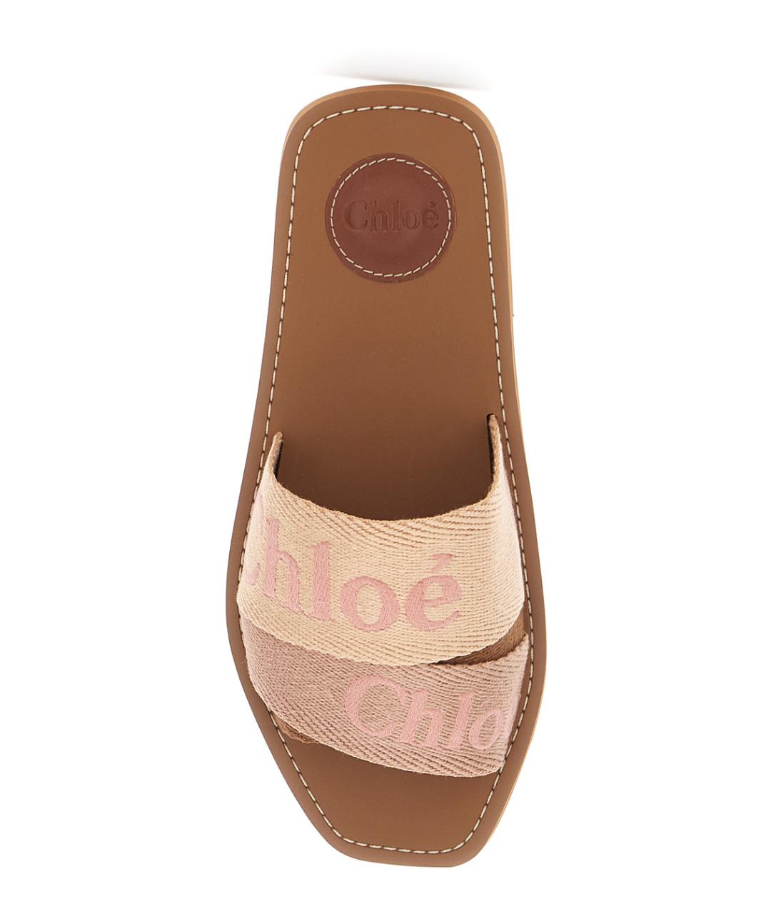 CHLOE Коричневые сандалии, фото 4