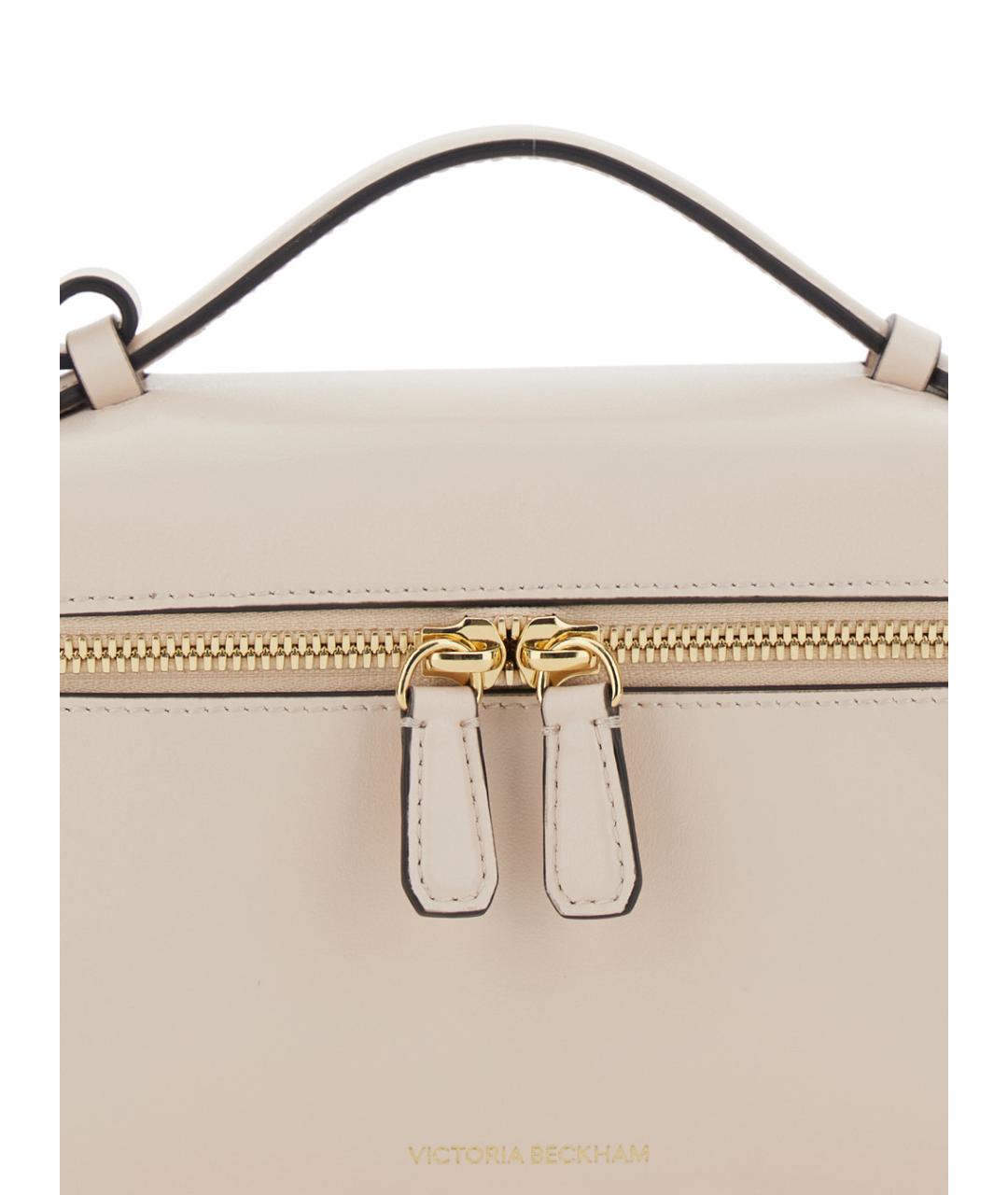 VICTORIA BECKHAM Розовая кожаная сумка через плечо, фото 3