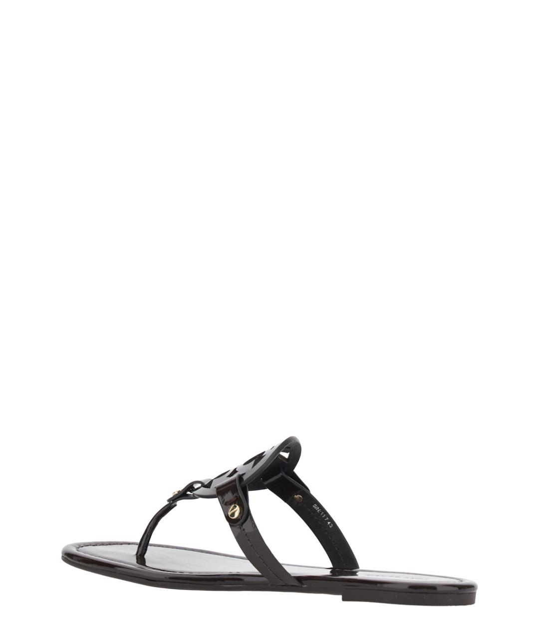 TORY BURCH Коричневые кожаные сандалии, фото 3