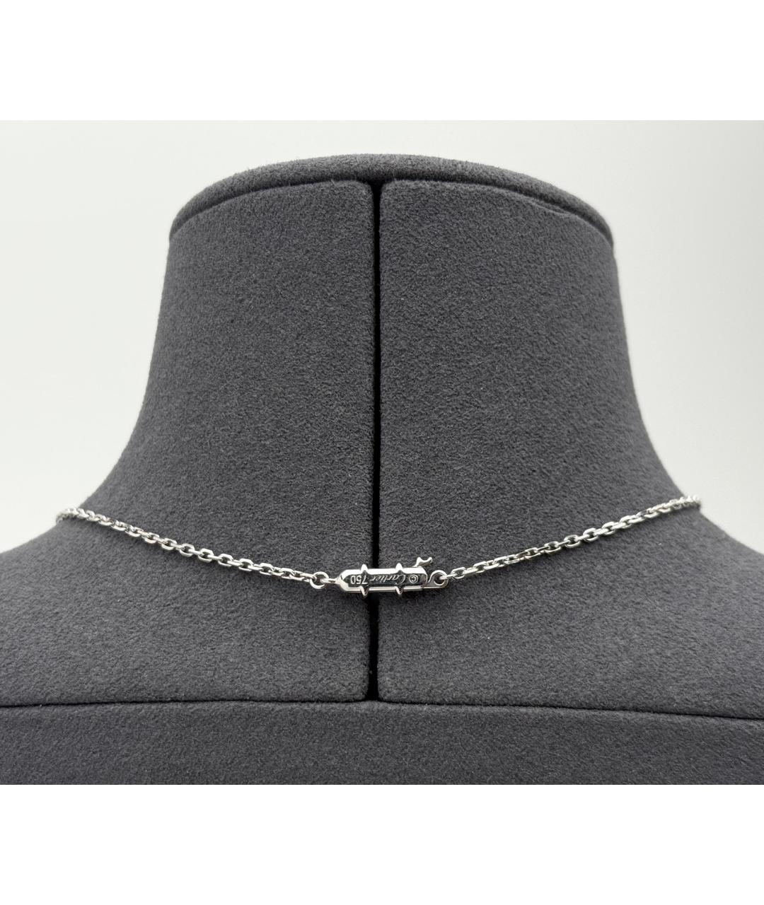 CARTIER Серебряное колье из белого золота, фото 3