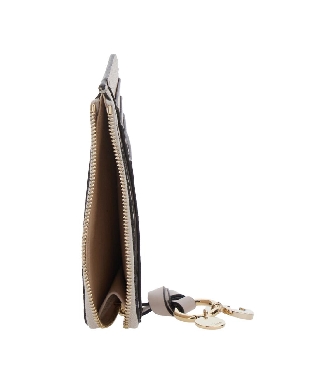 CHLOE Серый кошелек, фото 3
