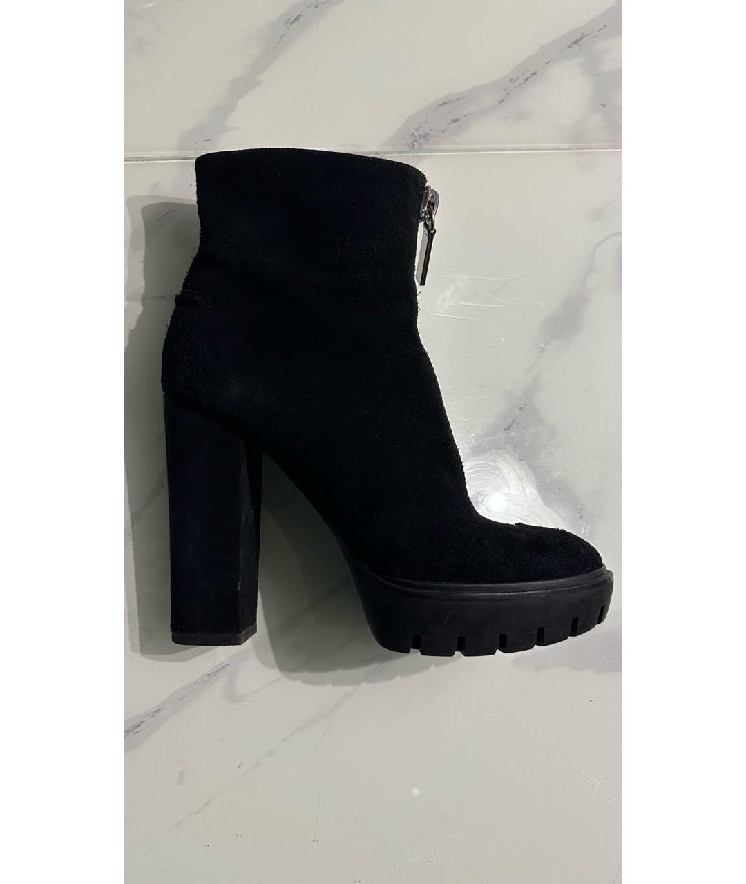 KENZO Черные замшевые ботильоны, фото 5