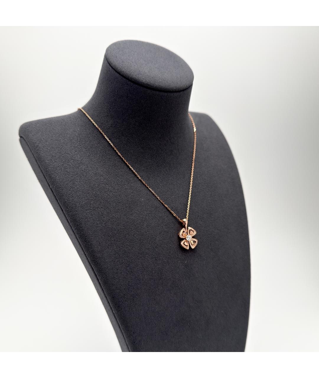 BVLGARI Золотое колье из розового золота, фото 2