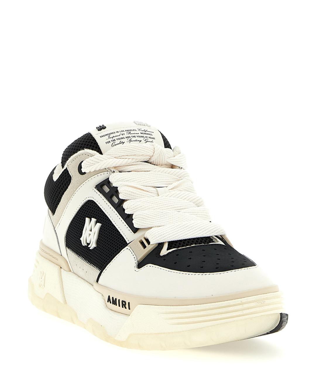 AMIRI Мульти кожаные низкие кроссовки / кеды, фото 2