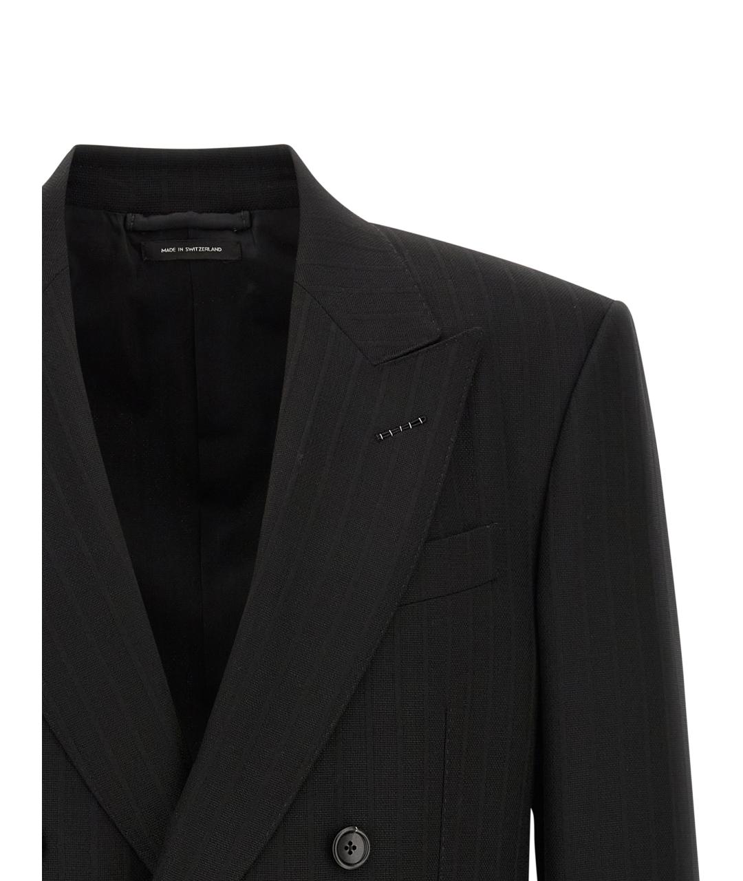 TOM FORD Черный шерстяной пиджак, фото 3