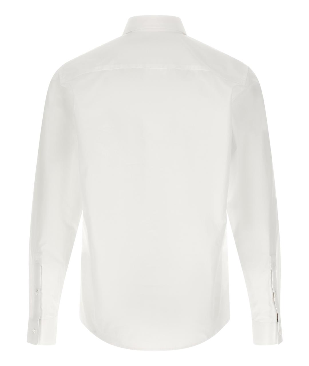 BURBERRY Белая хлопковая классическая рубашка, фото 2