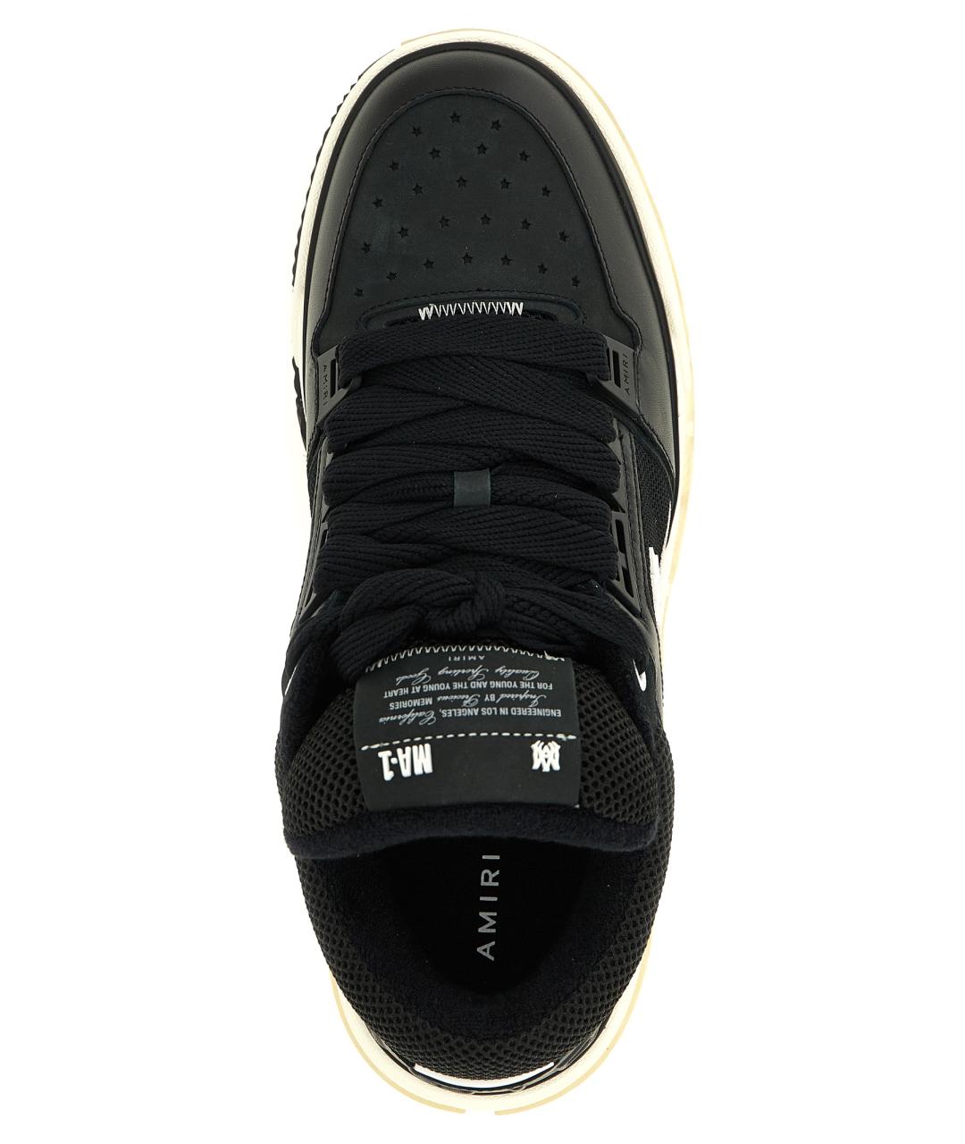 AMIRI Мульти кожаные низкие кроссовки / кеды, фото 4