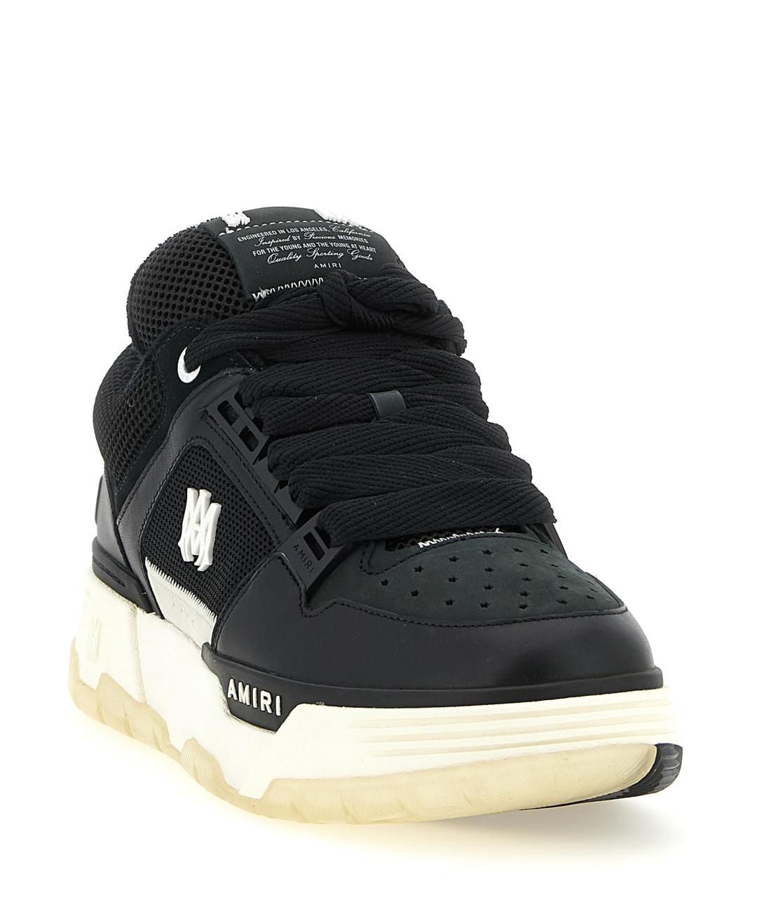 AMIRI Мульти кожаные низкие кроссовки / кеды, фото 2