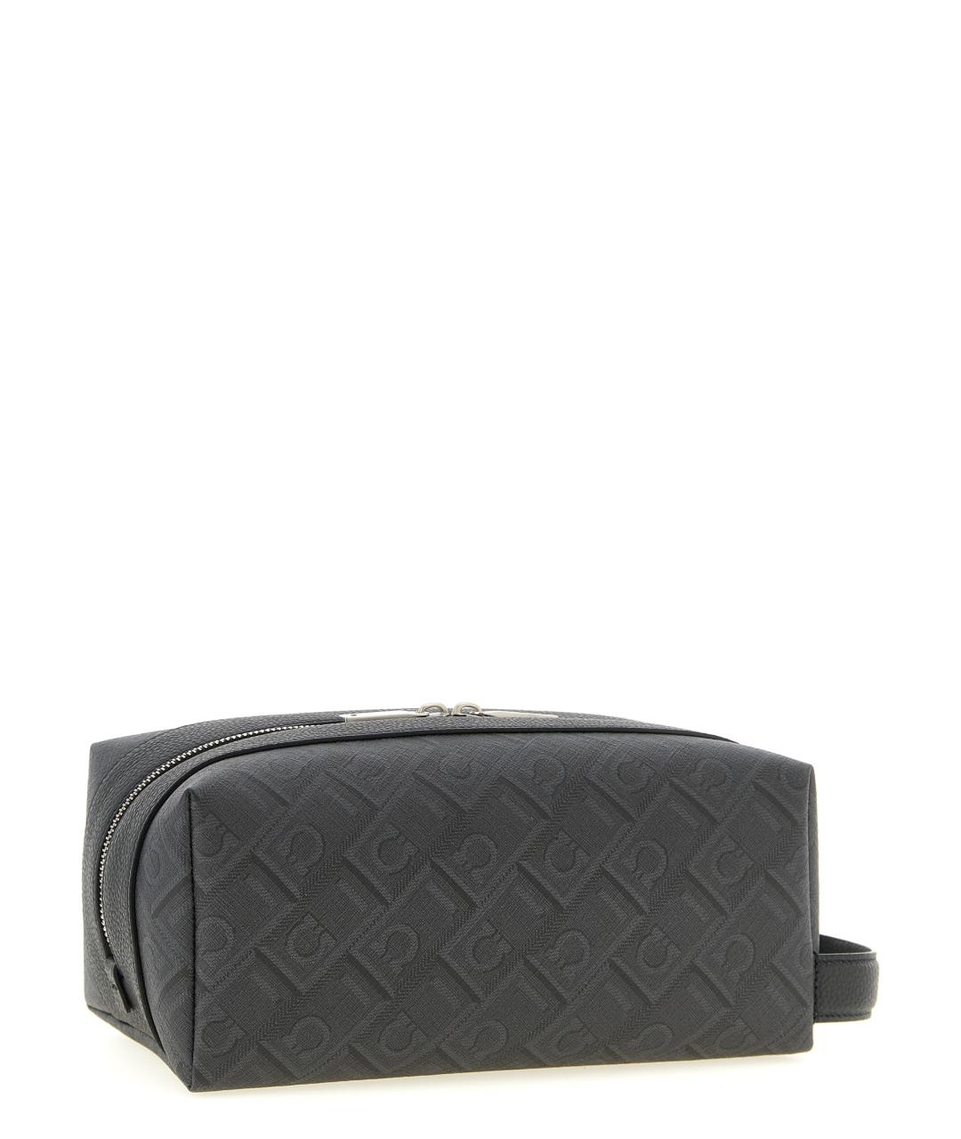 FERRAGAMO Черная барсетка, фото 2