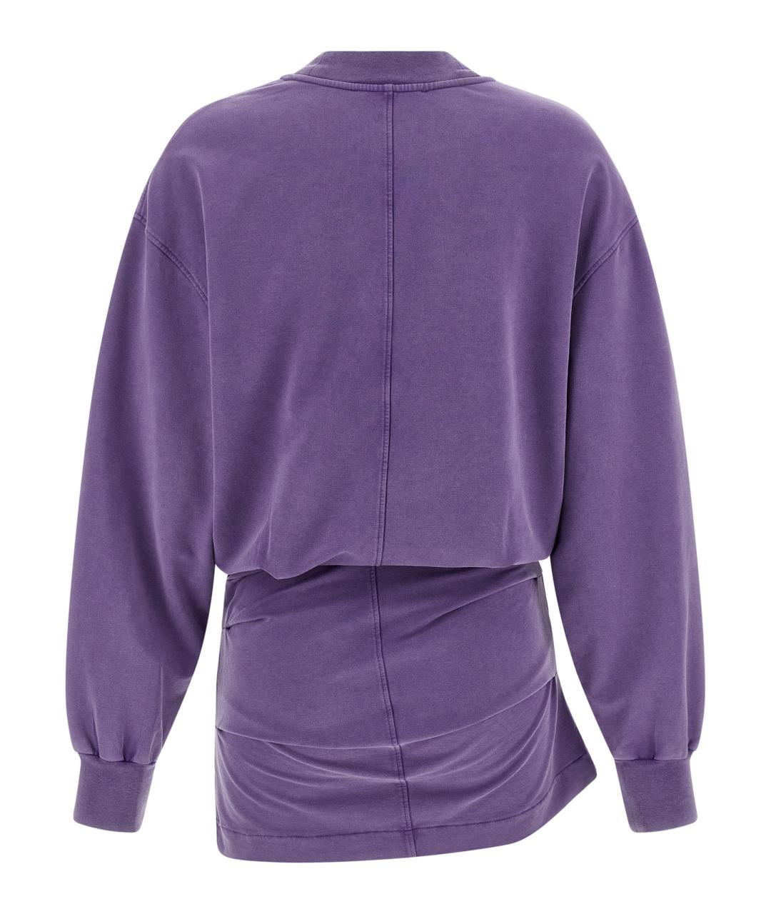 THE ATTICO Фиолетовое платье, фото 2