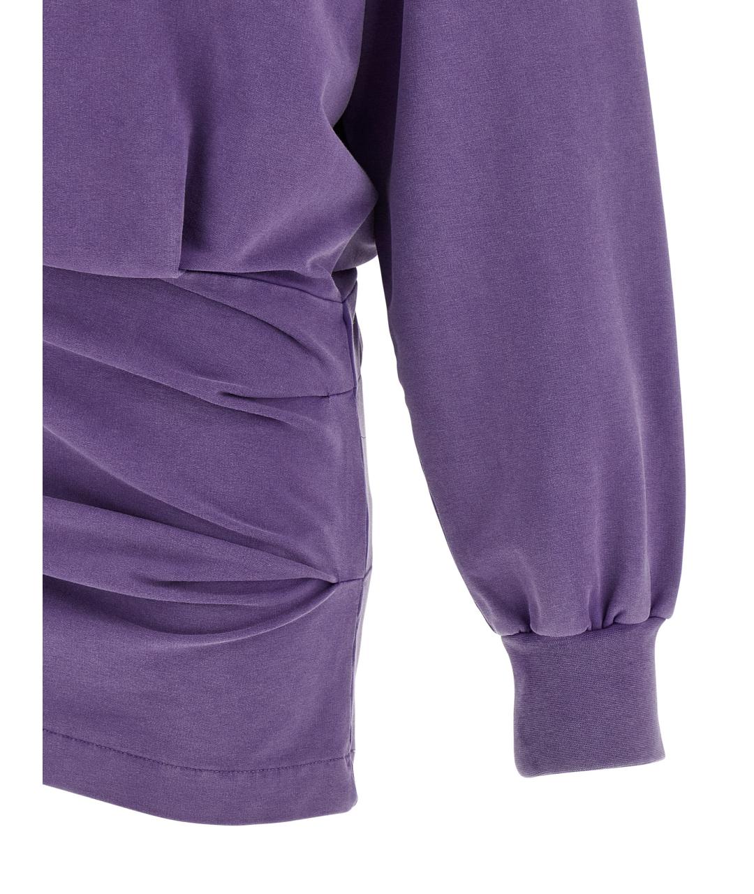 THE ATTICO Фиолетовое платье, фото 4