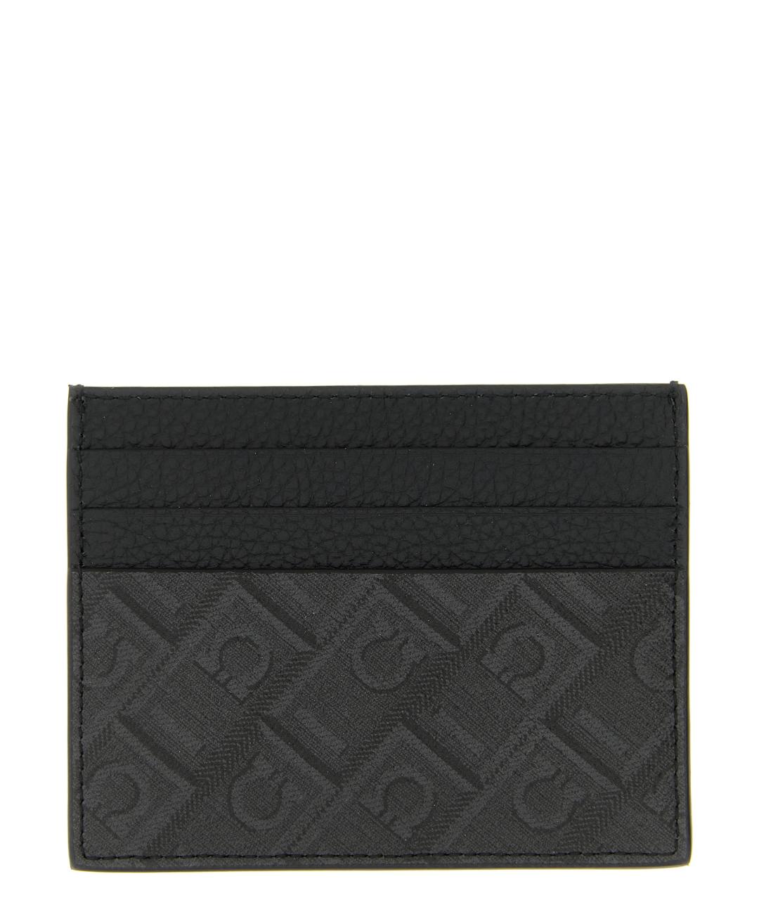 FERRAGAMO Черный кардхолдер, фото 2
