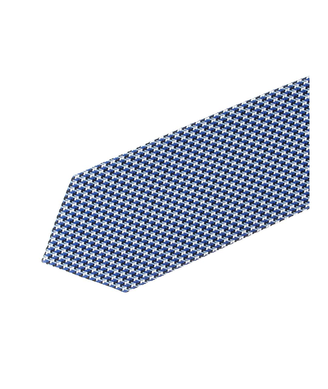 TOM FORD Синий шелковый галстук, фото 3