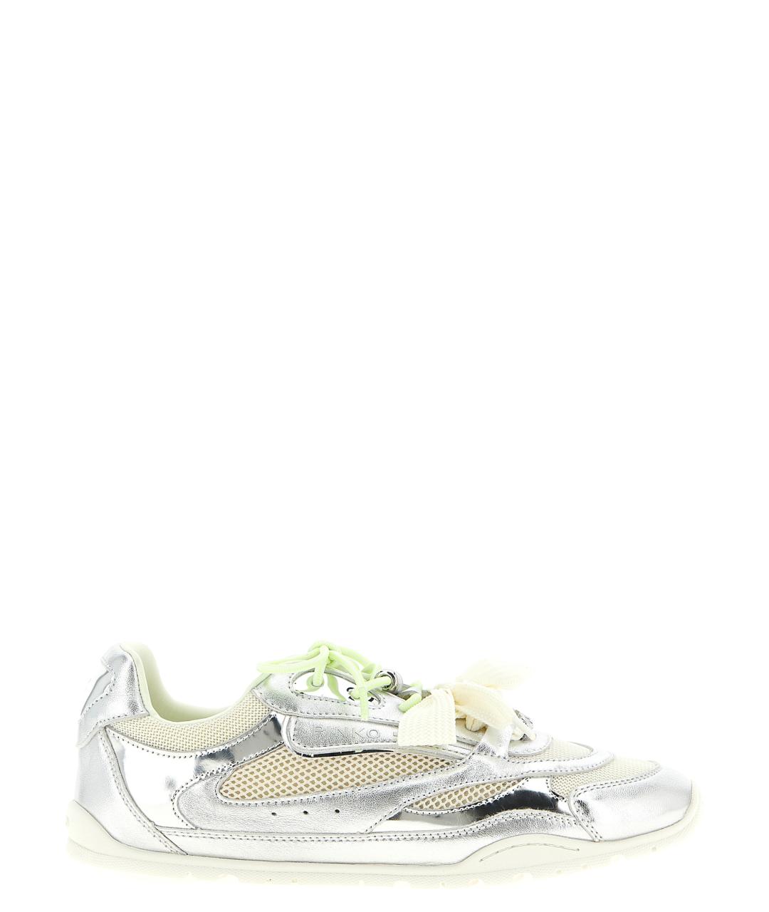 PINKO Мульти кожаные кроссовки, фото 1