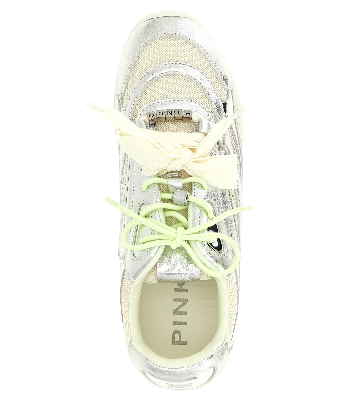 PINKO Мульти кожаные кроссовки, фото 4