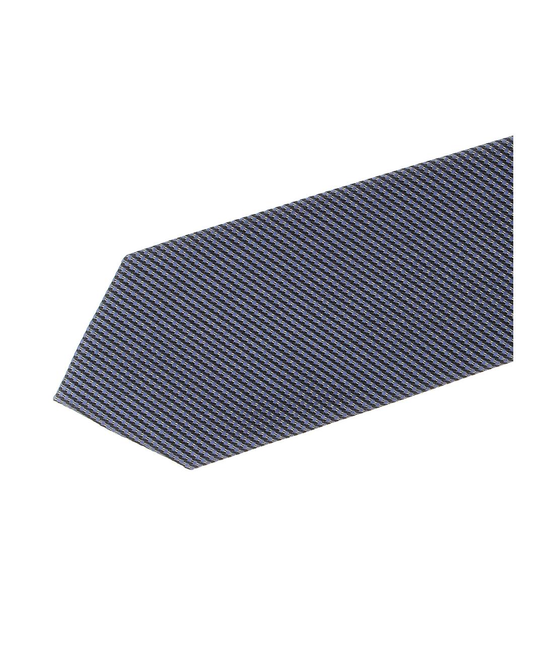 TOM FORD Синий шелковый галстук, фото 3