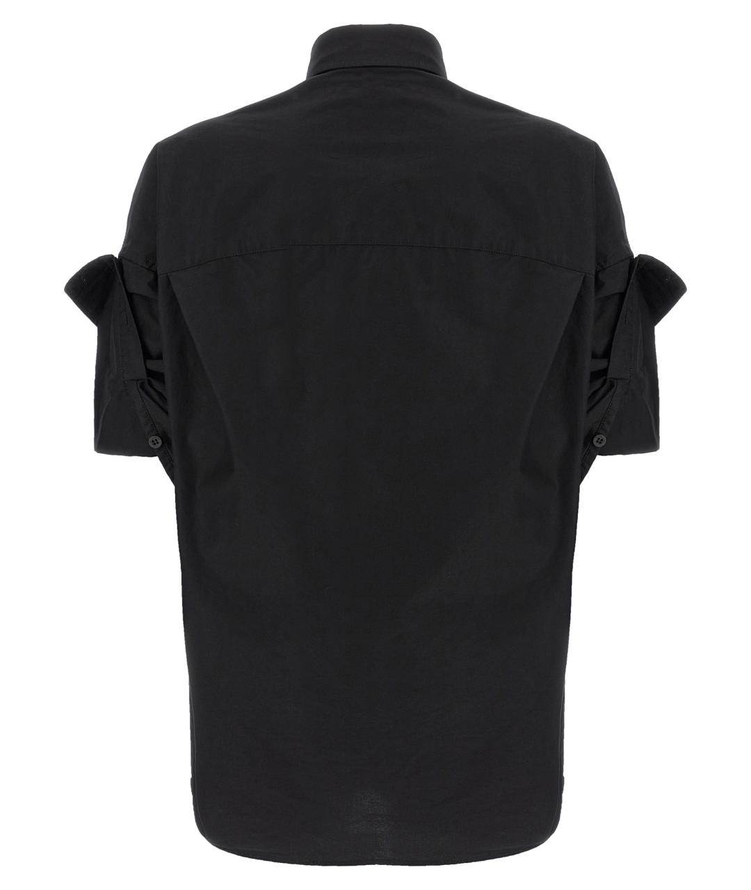 BALENCIAGA Черная хлопковая блузы, фото 2