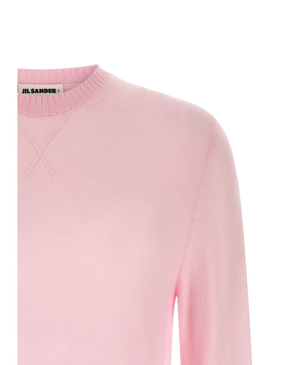 JIL SANDER Розовый шерстяной джемпер / свитер, фото 3