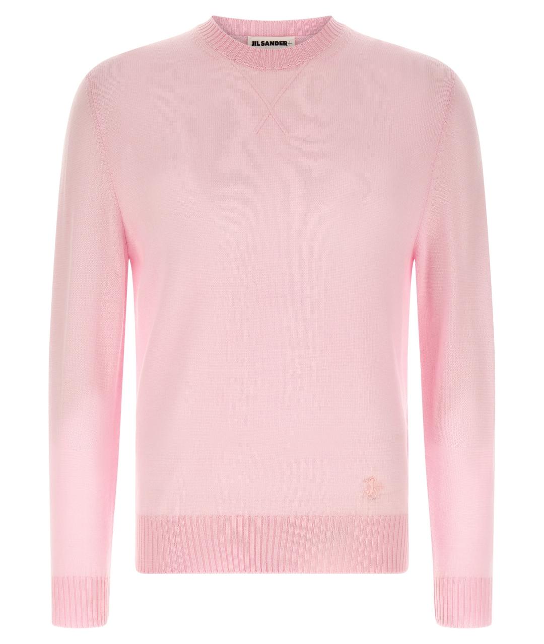 JIL SANDER Розовый шерстяной джемпер / свитер, фото 1