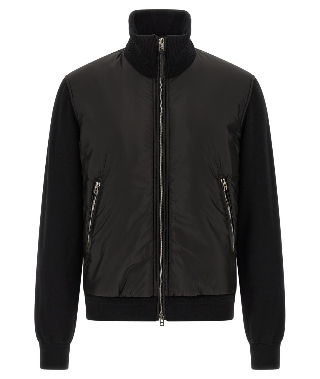 TOM FORD Черная шерстяная куртка, фото 1