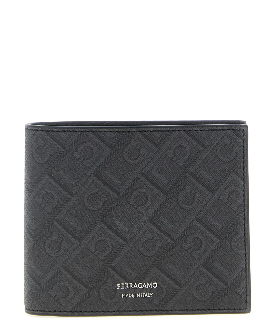 FERRAGAMO Черный кошелек, фото 1