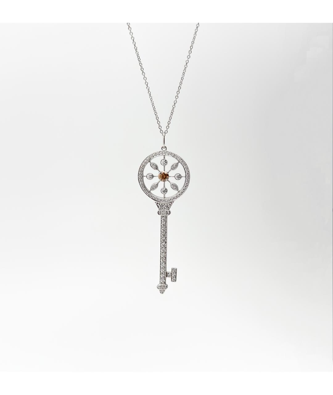 TIFFANY&CO Серебряное платиновое колье, фото 3