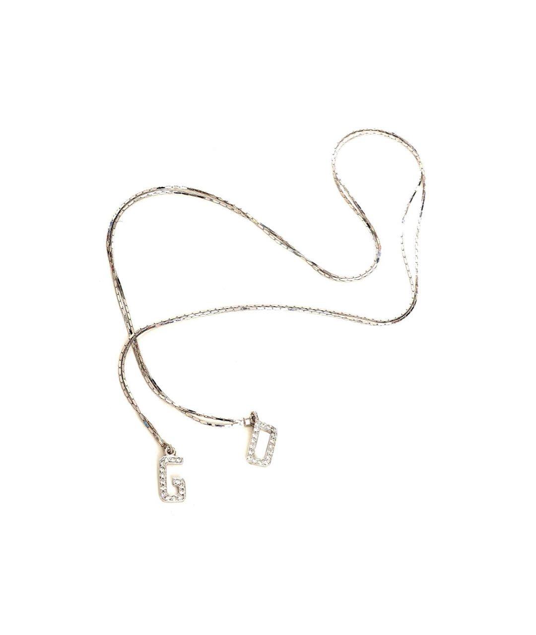 DOLCE&GABBANA Серебряная металлическая цепочка, фото 1