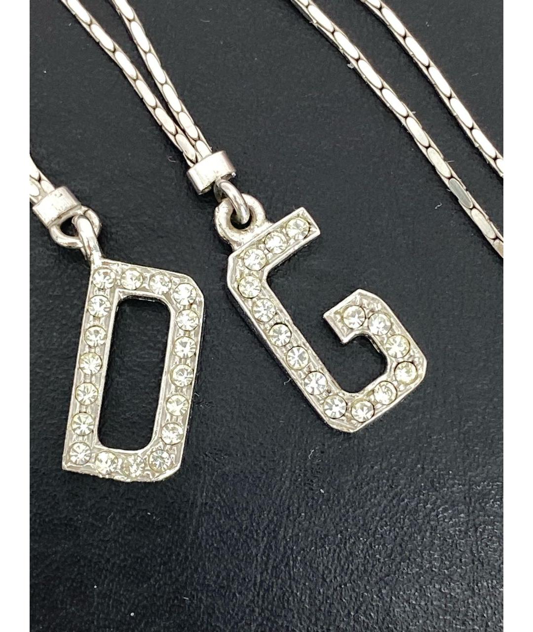 DOLCE&GABBANA Серебряная металлическая цепочка, фото 3