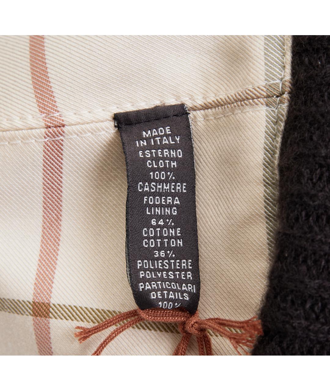 LORO PIANA Коричневая кашемировая шапка, фото 3