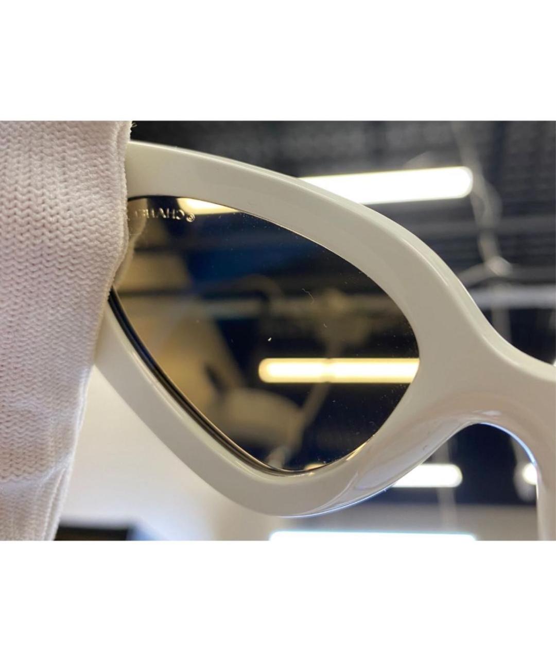 CHANEL Черные пластиковые солнцезащитные очки, фото 2