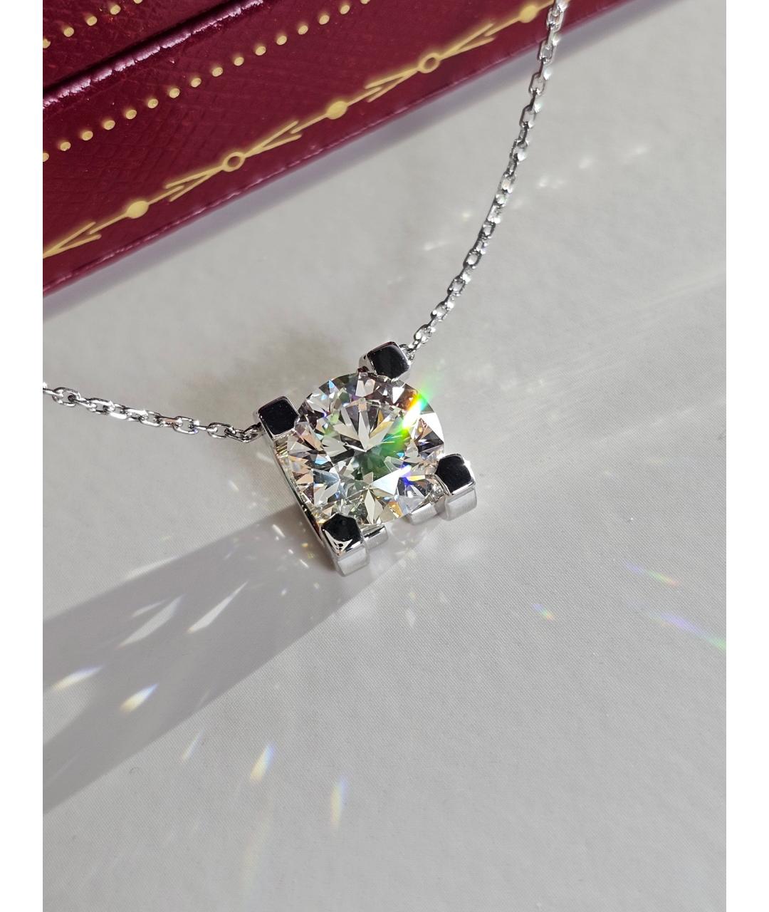 CARTIER Серебряное колье из белого золота, фото 3