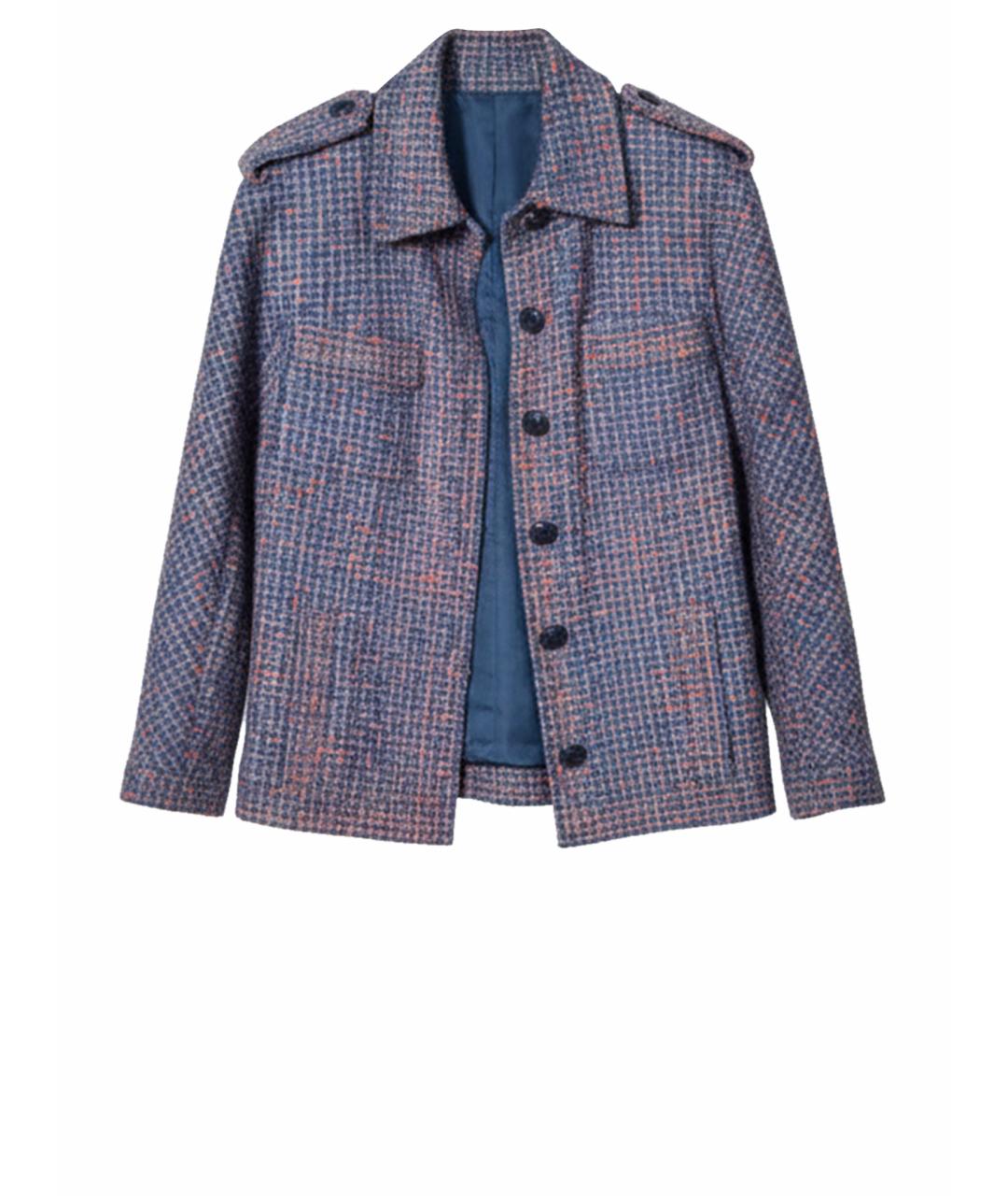 CHANEL Мульти твидовый жакет/пиджак, фото 1