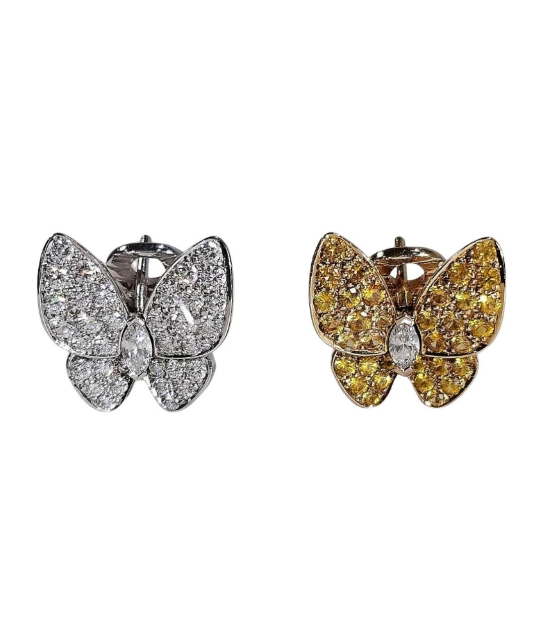 VAN CLEEF & ARPELS Золотые серьги из белого золота, фото 1