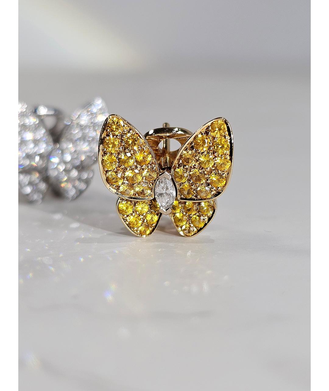 VAN CLEEF & ARPELS Золотые серьги из белого золота, фото 3