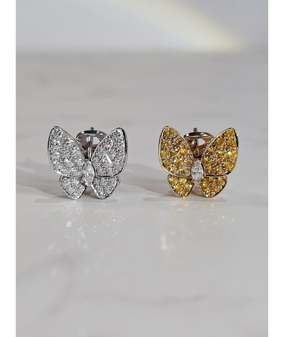 VAN CLEEF & ARPELS Золотые серьги из белого золота, фото 5