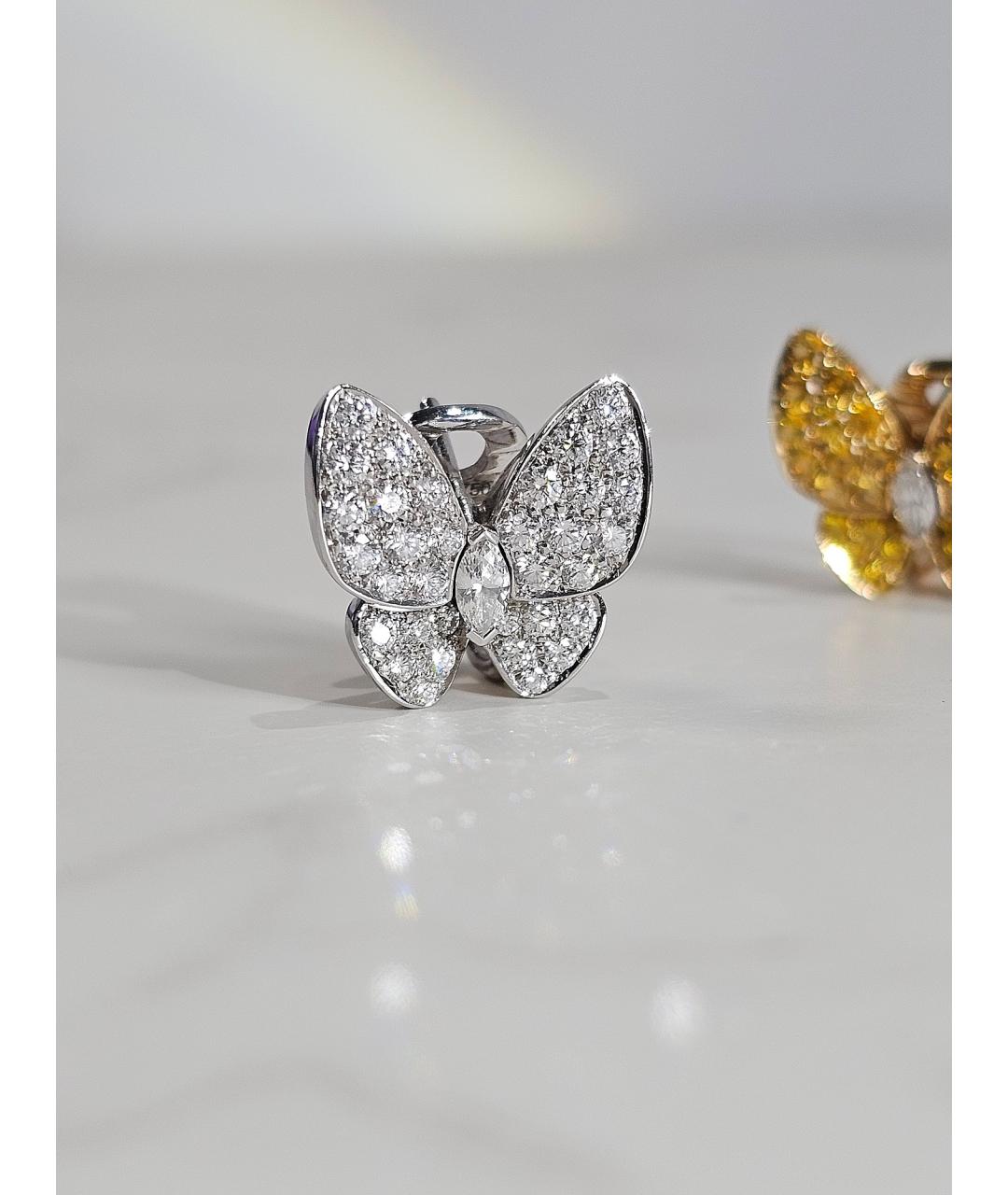 VAN CLEEF & ARPELS Золотые серьги из белого золота, фото 2