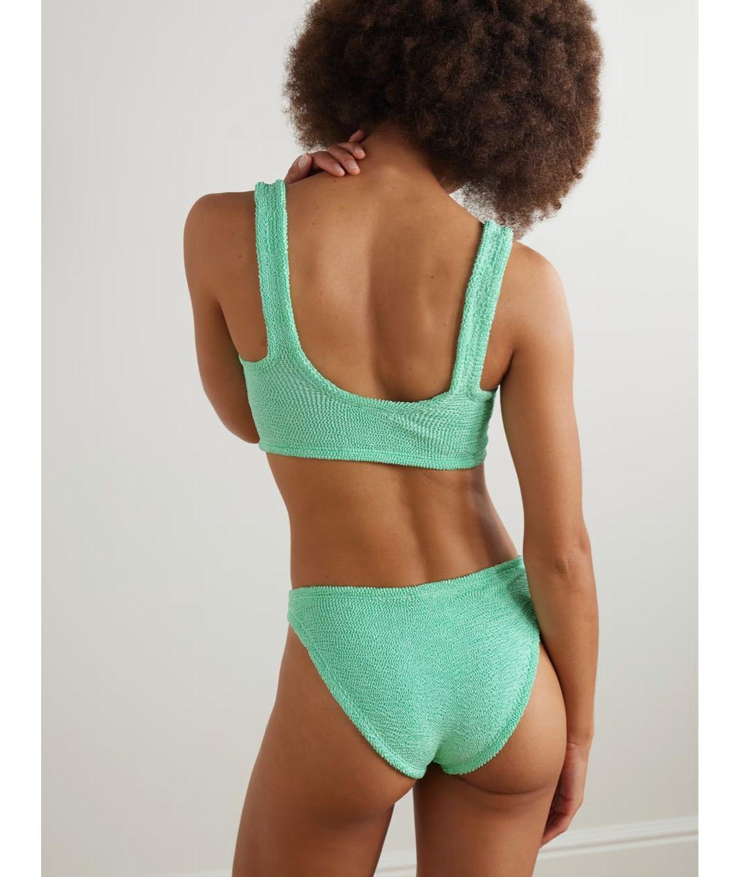 HUNZA G Салатовый купальник, фото 3