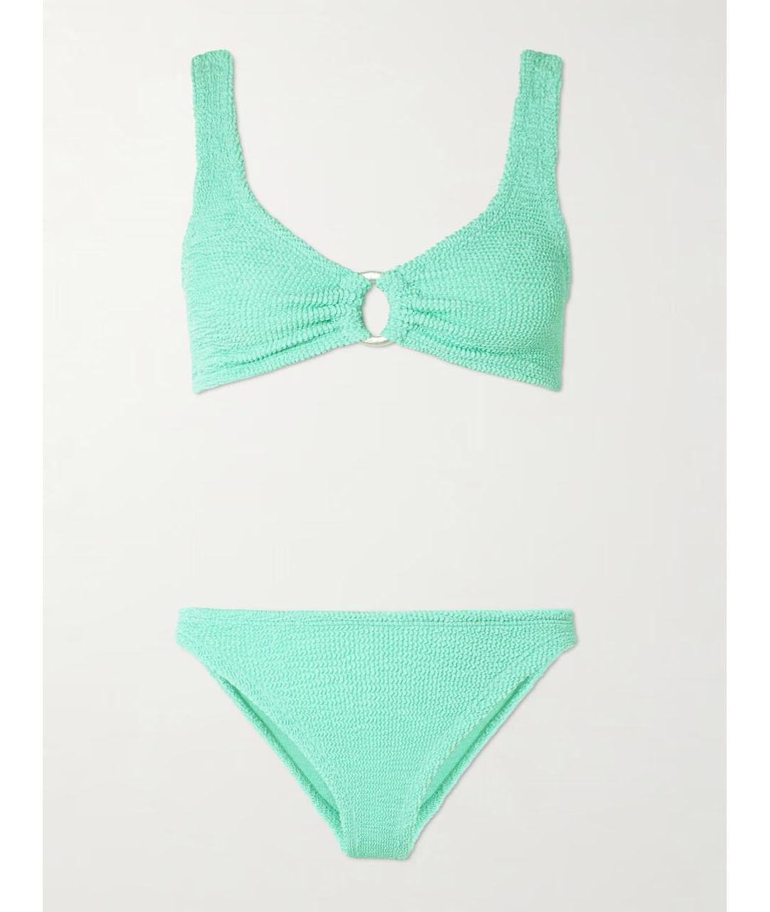 HUNZA G Салатовый купальник, фото 5