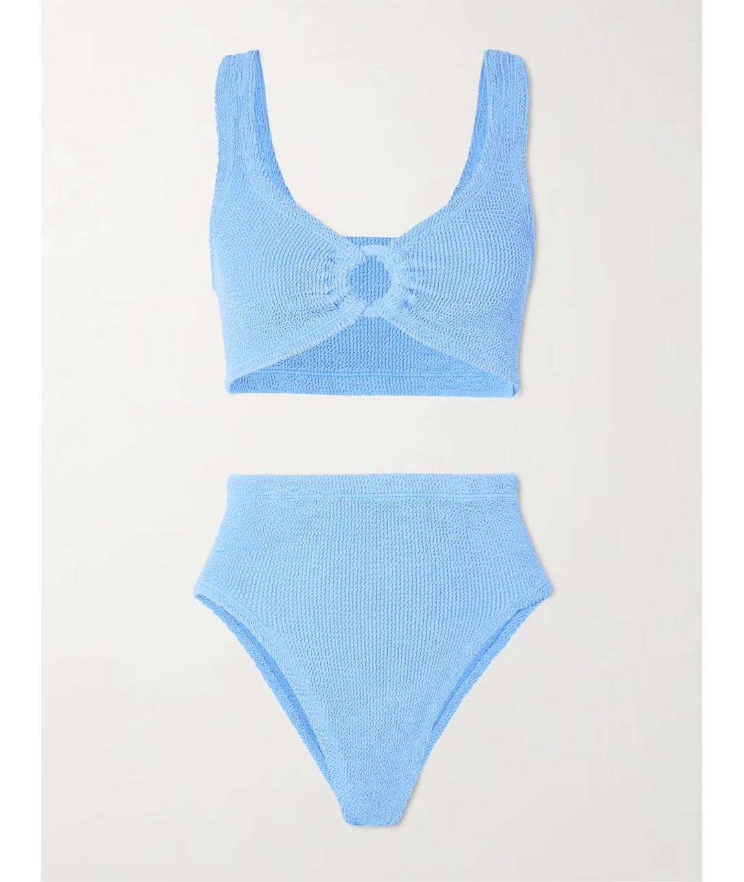 HUNZA G Голубой купальник, фото 4