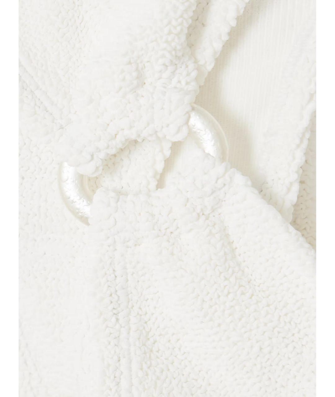 HUNZA G Белый купальник, фото 4