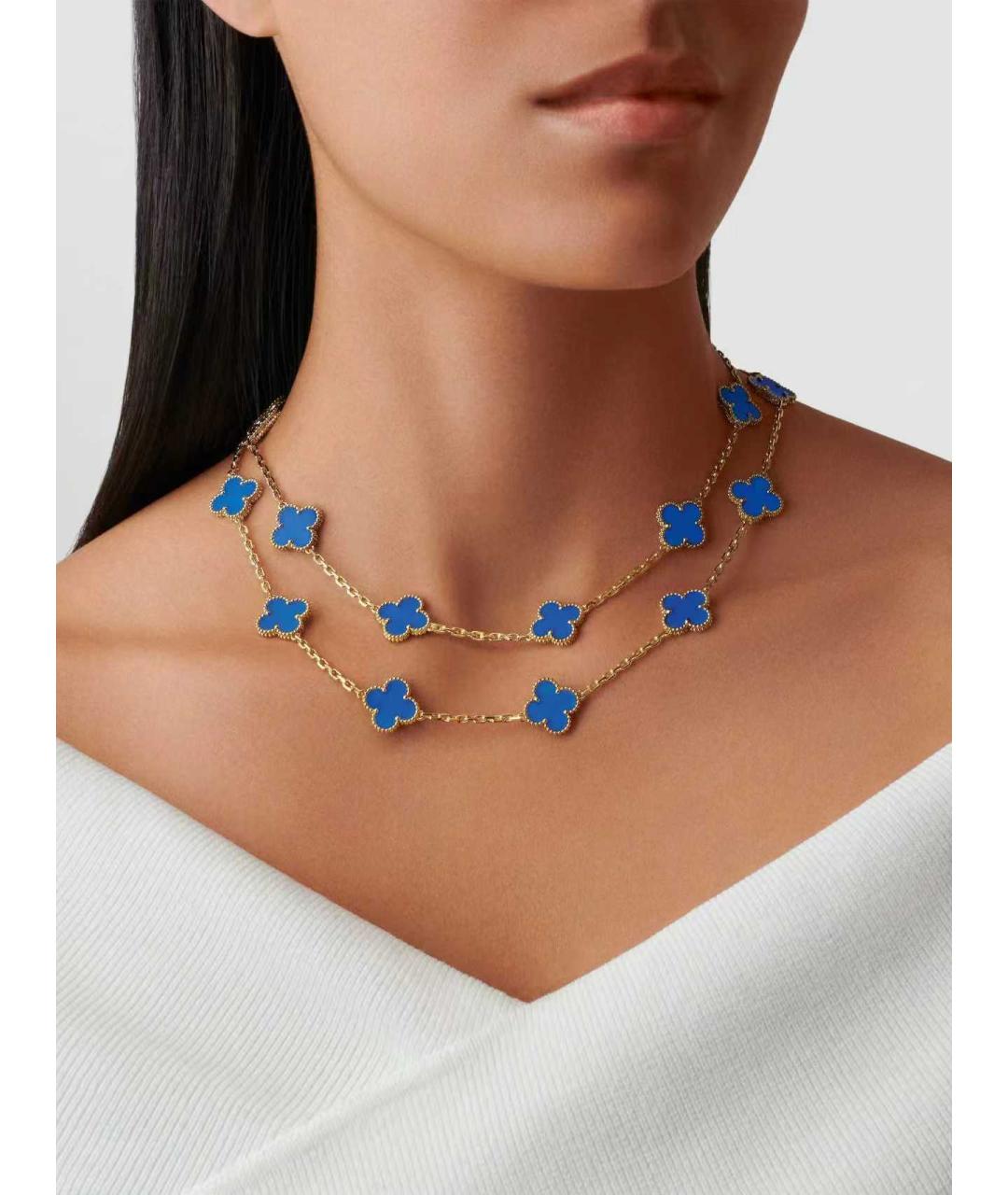 VAN CLEEF & ARPELS Золотое колье из желтого золота, фото 6