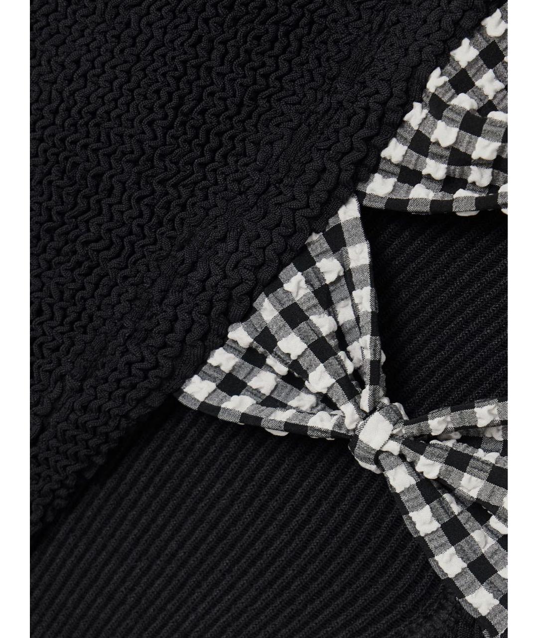 HUNZA G Черный купальник, фото 4