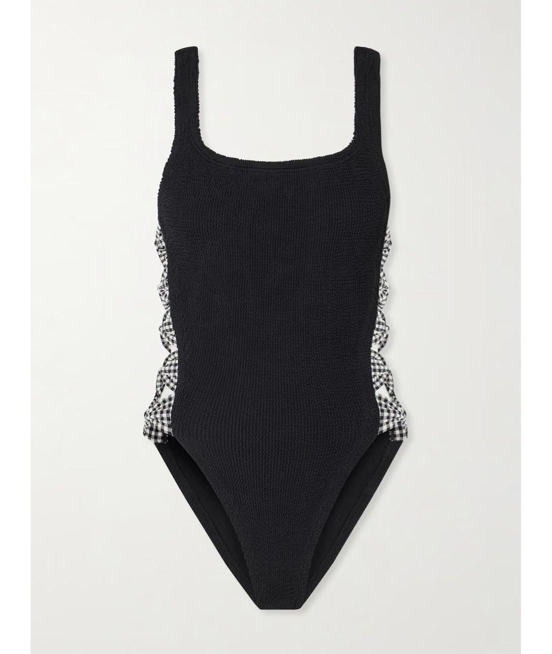 HUNZA G Черный купальник, фото 5