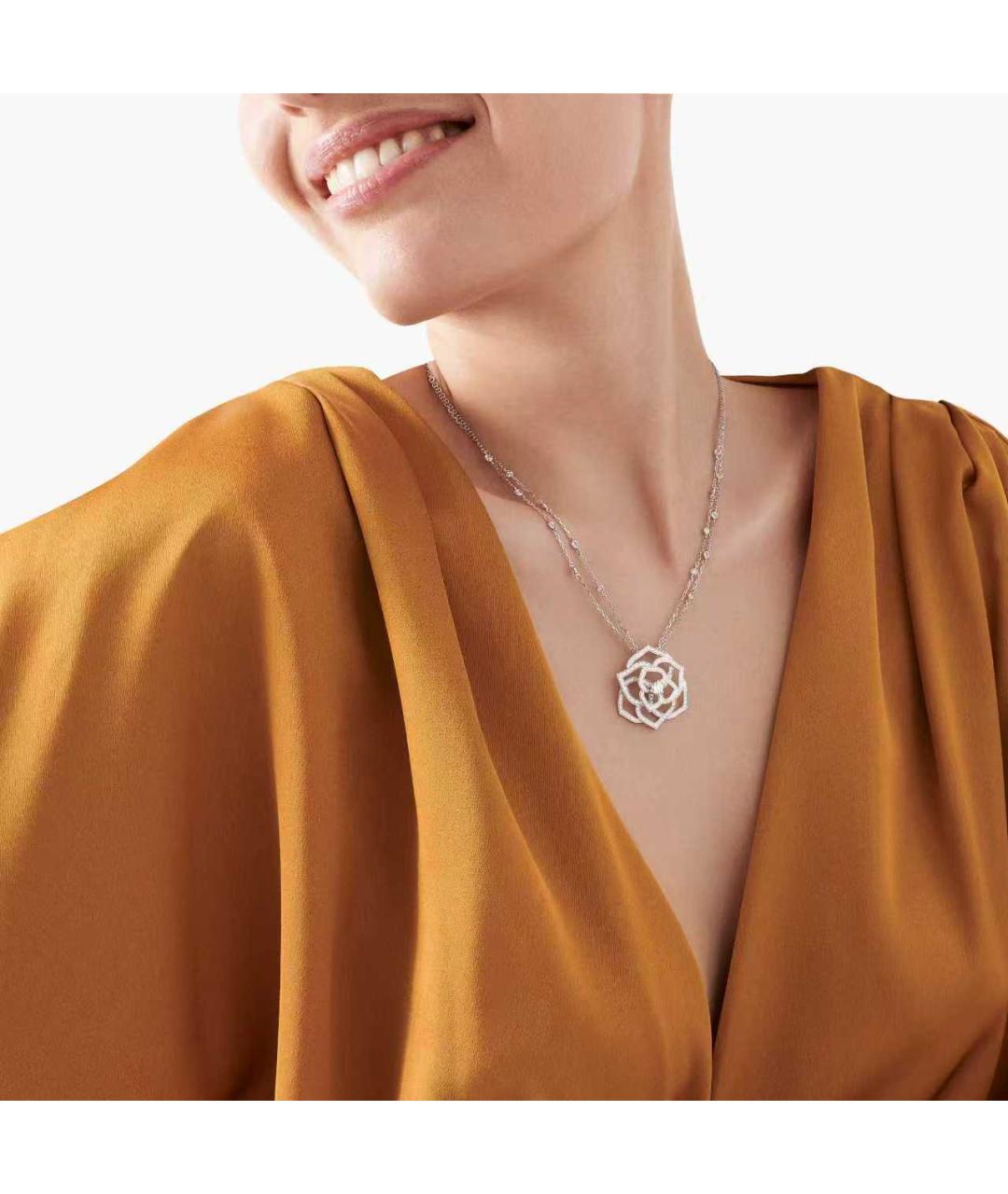 PIAGET Серебряное колье из белого золота, фото 4