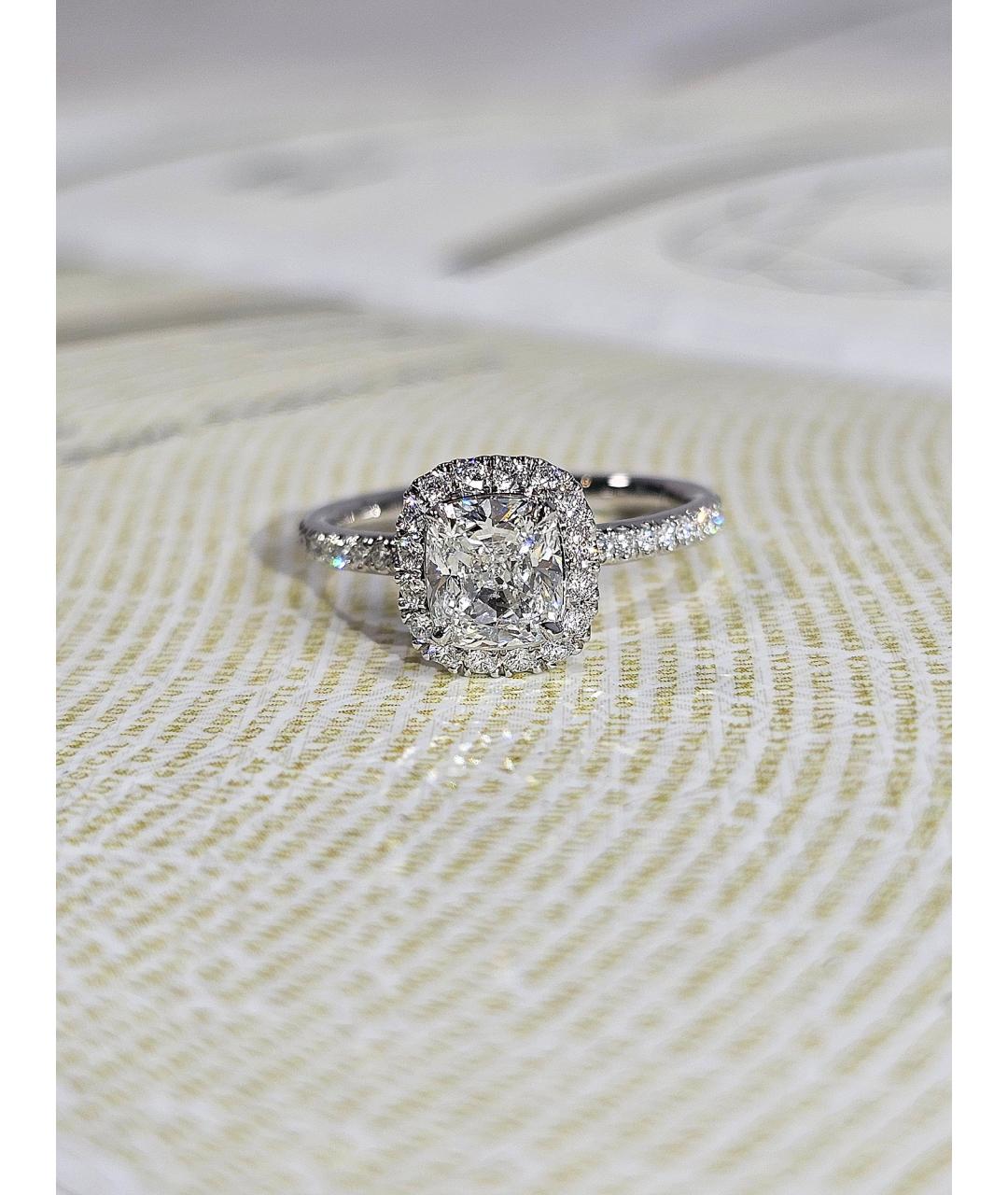 Harry Winston Серебряное платиновое кольцо, фото 4