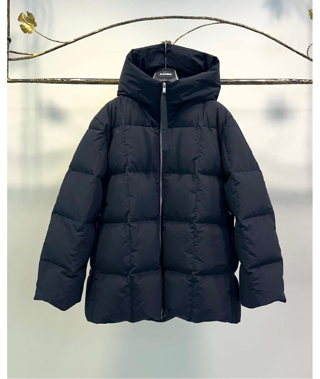 JIL SANDER Черный полиэстеровый пуховик, фото 9