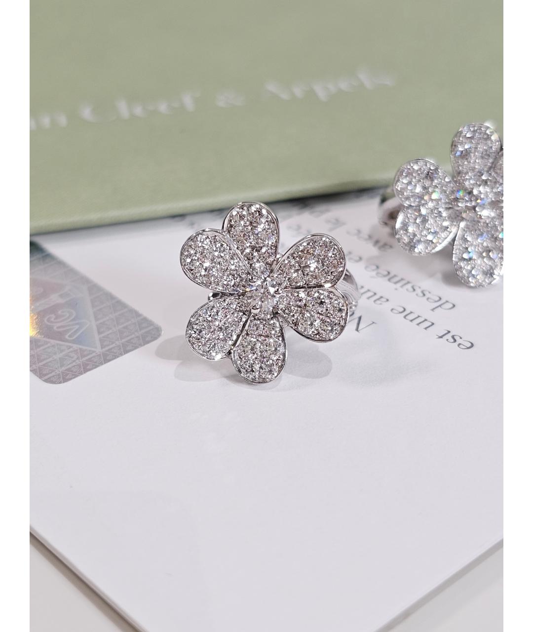 VAN CLEEF & ARPELS Серебряные серьги из белого золота, фото 3